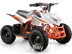 MotoTec 24v Mini ATV Quad Titan v5 Green, Blue, Pink or White MT-ATV5