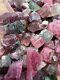 Multicolor Top Quality Tourmaline Green, Pink Green 134 Grams Chips Crystals
