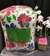 New Kate Spade Festive Floral Purple Pink Green 3 Pc Set Full Queen Comforter