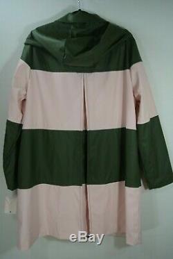 NEW Kate Spade New York Color Block Coat in Pink/Green Size XL #C760