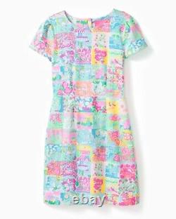 NEW Lilly Pulitzer Chantal Shift Dress Pop Up Lilly State of Mind Pink S M L