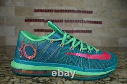 NEW Nike Air Zoom KD 6 Kevin Durant VI Elite Mens Size 10 642838 300 Green Pink