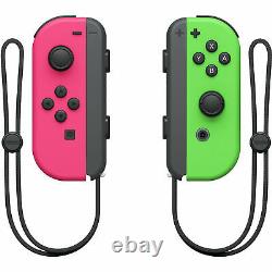NEW Nintendo Switch Joy Con Wireless Controller Official Joycon Pink Green