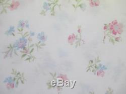 NEW Simply Shabby Chic Candy White Pink Green Blue Floral Sheet Set Queen