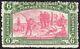 New Zealand-1906 Christchurch Exhibition 6d Pink & Olive-green. Lmm Sg 373