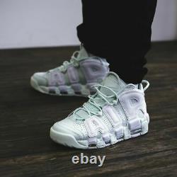 NIKE AIR MORE UPTEMPO Mint Barely Pink Green WOMEN'S SZ US 8 UK 5.5 EUR 39 NEW