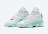 Nike Air Jordan Retro 13 Xiii White Soar Green Pink 439358-100 Women Gs Sz 1c-7y