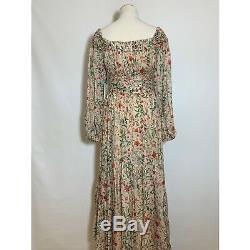 NWT AMUR Daria Dress in Blush Multi Wildflower Pink Green Wedding Doen Size 4