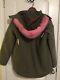 Nwt Jcrew Collection Wasabi Green With Pink Hood Down Parka Style F6693 $495