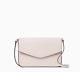 Nwt Kate Spade Sadie Envelope Crossbody Leather Bag Chalk Pink Retail $279