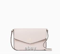 NWT Kate Spade Sadie Envelope Crossbody Leather Bag Chalk Pink Retail $279