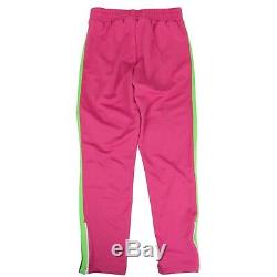 NWT PALM ANGELS Fuchsia Pink And Green Bold Track Pants Size XL $485