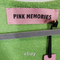 NWT Pink Memories 11035 LUREX HELEN Cardigan Green Size 44