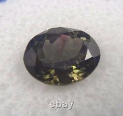 Natural Bicolor Pink/Green Tourmaline Oval 4.51 Cts Certified App $900 AGI BCT01