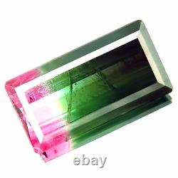 Natural Tourmaline 4.65ct Bi-Color 5A+ Pink/Green Excellent Cut 100% Real Gem