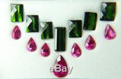 Natural Tourmaline pink and green, 11.82ct, pendant to be set, Brazil, 366