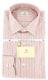 New $425 Luigi Borrelli Pink And Green Striped Cotton Shirt 15.75/40