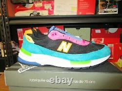 New Balance 992 M992re Black Green Pink Suede Size 12 Mens
