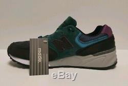 New Balance M999JTB Made In USA Lifestyle Shoes Charcoal Black/Green/Pink Sz 10