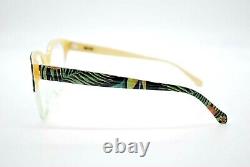 New Coco Song Ccs 101 Col. 4 Clear Pink Green Authentic Frames Eyeglasses 55-19