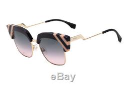 New Fendi Sunglasses Ff 0241/s Kb7jp 50 Gray / Green Pink