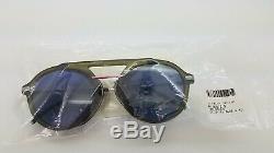 New Fendi sunglasses FF0012/S 1EDKU 52mm Green Pink Blue AUTHENTIC Round Shield