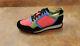 New! Gucci'neon' Pink Green Blue Black Trainer Sneakers 9.5 Us 8.5 Uk Msrp $695