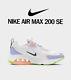 New Nike Air Max 200 Se Casual Shoes Cu4769-100 White Pink Green Women's Size 9