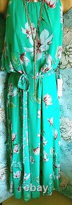 New ROMAN green pink floral long dress & Bolero Wedding occasion mother bride 18