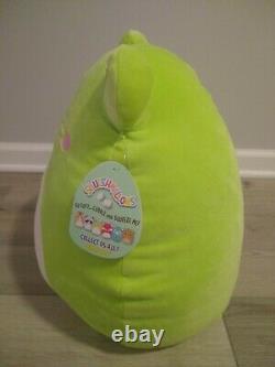 New XL 16 Wendy the Green Frog Pink Cheeks Rare Collectible Soft Plush Gift