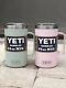 New! Yeti (2 Items) Rambler 24 Oz Mug 1-sagebrush Green & 1-ice Pink Standard Lid