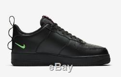 Nike Air Force 1 Lv8 Ul Utility Black / Hyper Pink / Scream Green Uk 10, 11