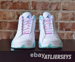 Nike Air Jordan 13 XIII Retro GS White Soar Aurora Green Pink 439358-100