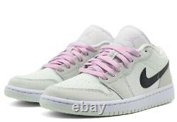 Nike Air Jordan 1 Low SE W Barely Green CZ0776-300 Black Light Artic Pink Green