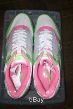 Nike Air Max 1'Electric Green/Pink' 308866-100 US Size 10 Released 2010