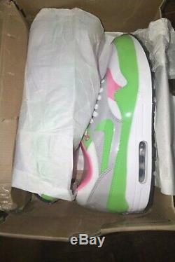 Nike Air Max 1'Electric Green/Pink' 308866-100 US Size 10 Released 2010
