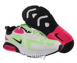 Nike Air Max 200 Womens Shoes Size 5.5, Color White/Black/Hyper Pink/Green