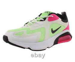 Nike Air Max 200 Womens Shoes Size 5.5, Color White/Black/Hyper Pink/Green