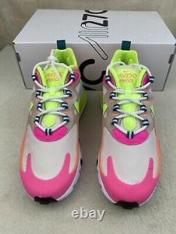 Nike Air Max 270 React Rose Pink Ghost Green DC1863-600 Women's Shoes Size 7.5
