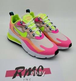 Nike Air Max 270 React Rose Pink Ghost Green DC1863-600 Women's Shoes Size 8