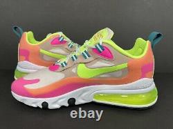 Nike Air Max 270 React Rose Pink Ghost Green DC1863-600 Women's Size 7.5