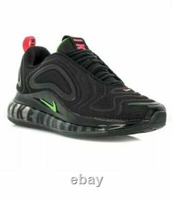Nike Air Max 720 Mens Size Uk 7.5 Eur 42 (cq4614 001) Black/ Hyper Pink/ Green