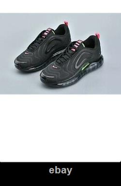 Nike Air Max 720 Mens Size Uk 9.5 Eur 44.5 (cq4614 001) Black/ Hyper Pink/ Green