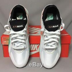 Nike Air Max 93 UK11 306551-105 Miami Vice US12 EUR46 white green pink 1 80 90
