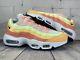 Nike Air Max 95 Pink Yellow Green White Shoes Cz5659-600 Women's Size 7.5 New