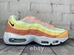 Nike Air Max 95 Pink Yellow Green White Shoes CZ5659-600 Women's Size 7.5 NEW