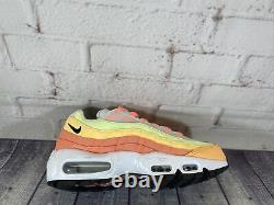 Nike Air Max 95 Pink Yellow Green White Shoes CZ5659-600 Women's Size 7.5 NEW