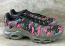 Nike Air Max Plus Tn Mens Shoes Digi Camo Neutral Olive Green Pink Sneakers