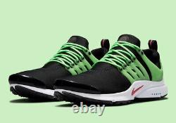 Nike Air Presto Black Green Strike Pink White DJ5143-001 sz 12 Men's Retro