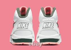Nike Air Trainer SC High White Pink Green Size 12.5 CU6672-100